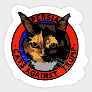 CATS AGAINST TRUMP - PERSIA Sticker